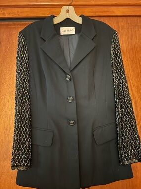 Lulu Bravo Deep Forest Green Beaded Jacket